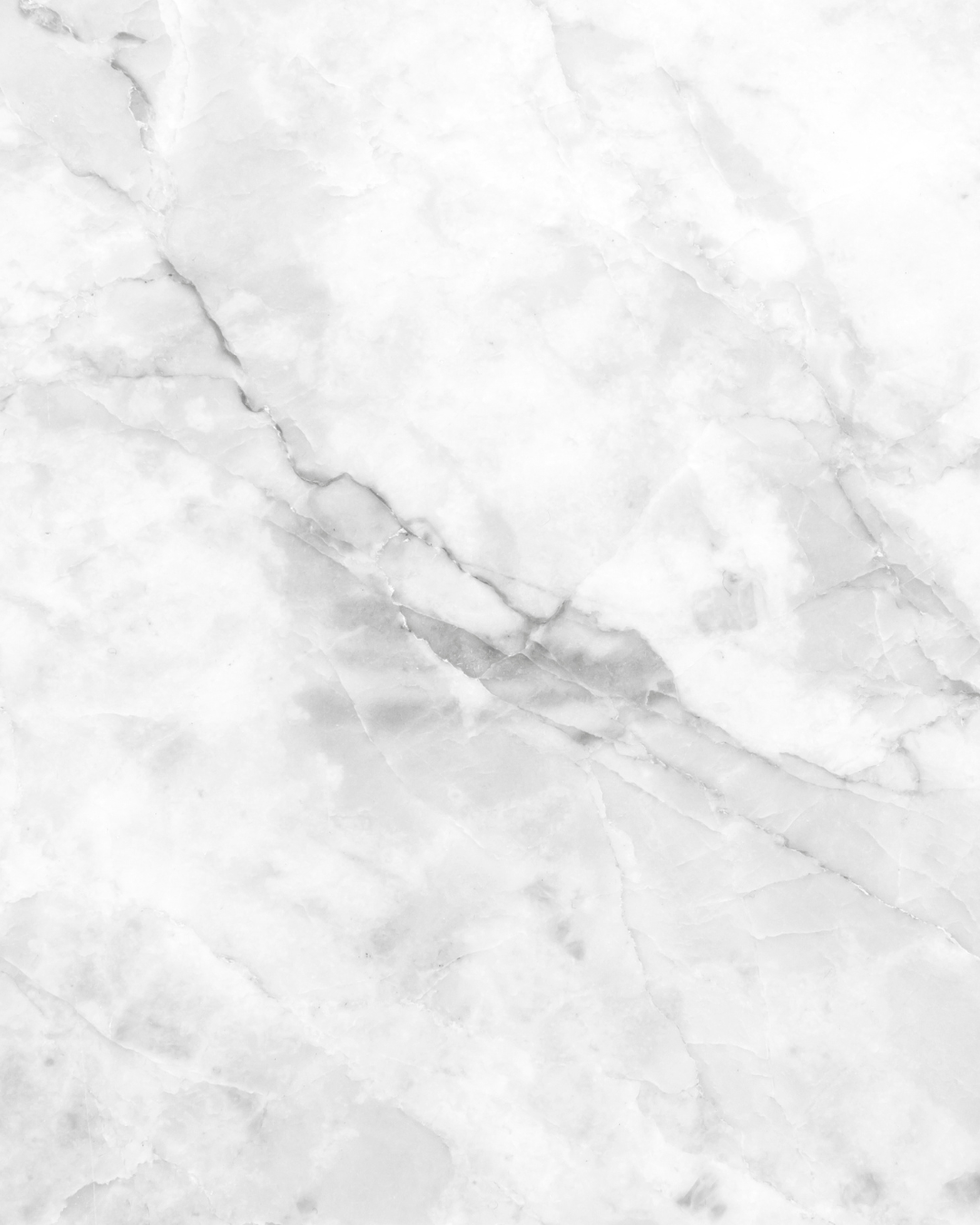 White marble texture with gray veins.