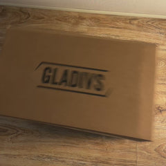 Unboxing ASMR video of Gladius Empire in velcro.